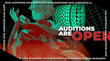 「1Ø46」2ND AUDITIONS ARE OPEN!