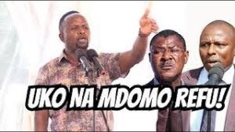 "Don't just speak."! Angry Natembeya responds Ichungwa and Wetangula After They Attacked Him!