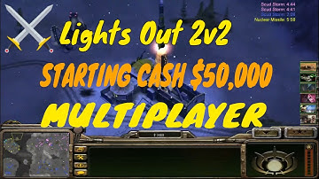 Command and Conquer Generals zero hour 2v2 multiplayer with friends