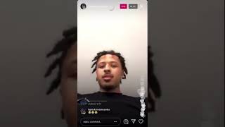 Cade Cunningham invites fan on instagram live