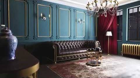 Unreal Engine 4 RTX Classical room interior