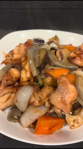 【大戸屋レシピ】鶏と野菜の黒酢あん作ったよ!#大戸屋 #黒酢あん #夜ご飯作り #簡単料理レシピ #まいおか研
