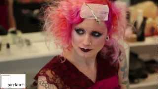 Pretty in PINK!  BEHIND THE SCENES: A photoshoot at Parlour Salon