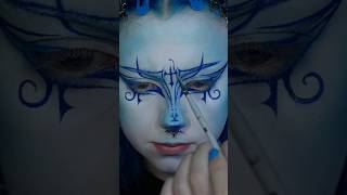 blue goth makeup✨this may have taken me 7 hours but I think it was worth it hehe- what do you think