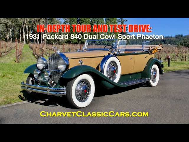 TOUR AND TEST DRIVE: 1931 Packard 840 Dual Cowl Sport Phaeton