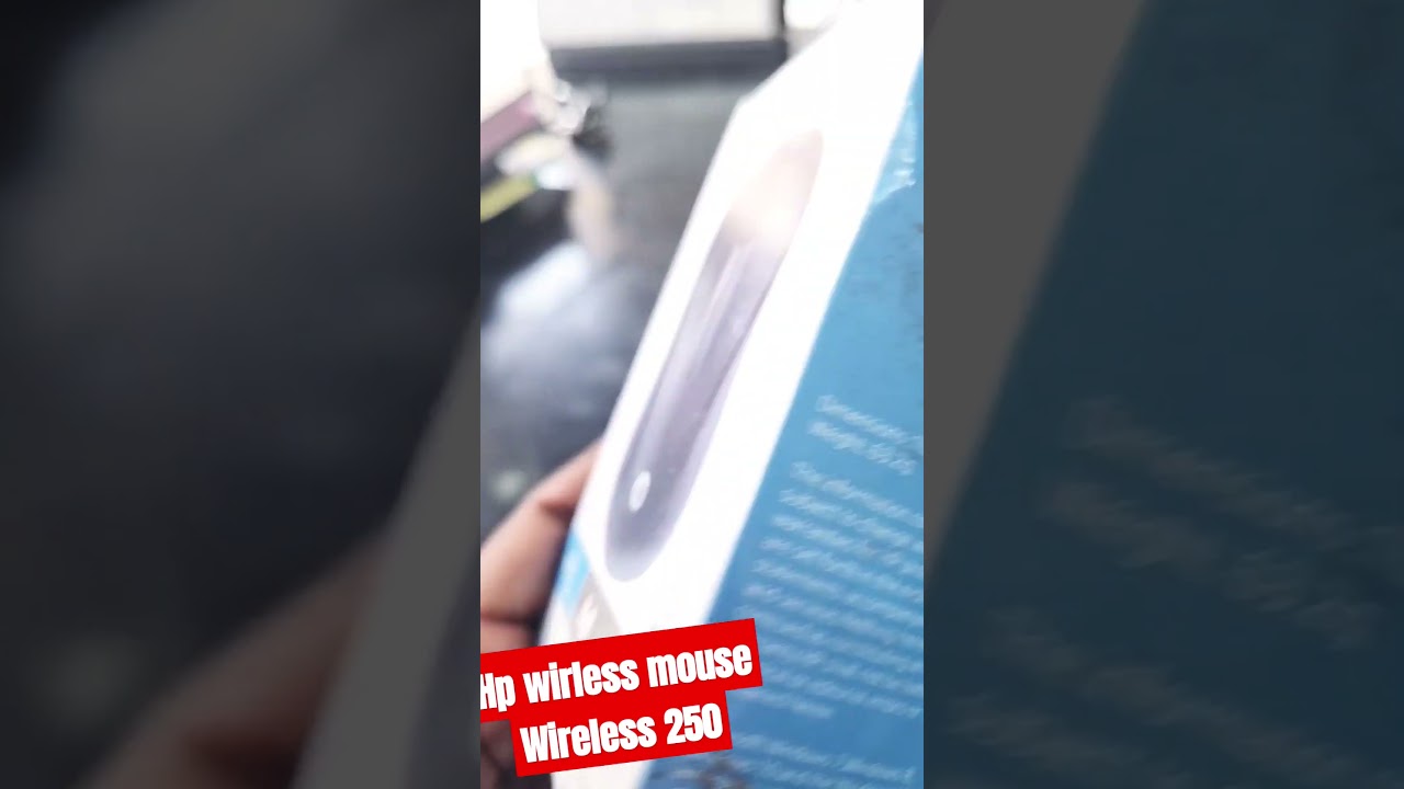 hp wireless mouse 250