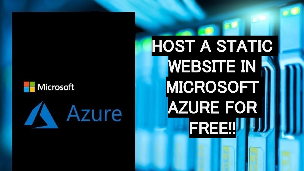 Hosting a Static website in Microsoft Azure for free #azure #microsoft