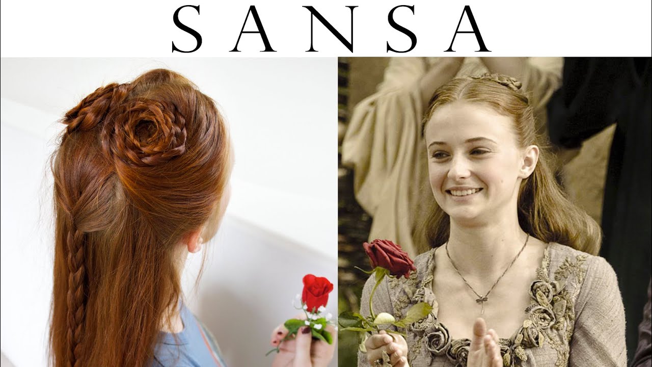 Game of Thrones Hair - Sansa Stark Hand's Tourney - YouTube
