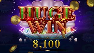 🎰 😀 $8,100 HUGE win on $100/pull on King of the Trident Deluxe Slot Machine screenshot 4