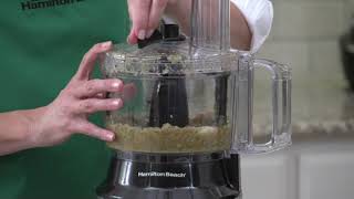 Food Processor Hamilton Beach Vegetable Chopper For Slicing Shredding Mincing And Puree