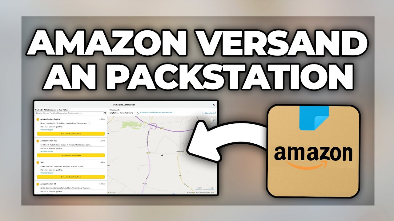 Amazon Paket Vor Der Tür Abgestellt Verschwunden von Amazon an Packstation versenden - Tutorial - YouTube