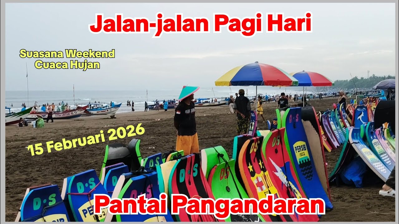 Situasi Weekend 15 Februari 2026 | Menuju Pantai Pangandaran via Jalan Pedesaan Sidamulih