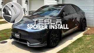 Tesla Model Y Performance | Carbon Fiber Spoiler install