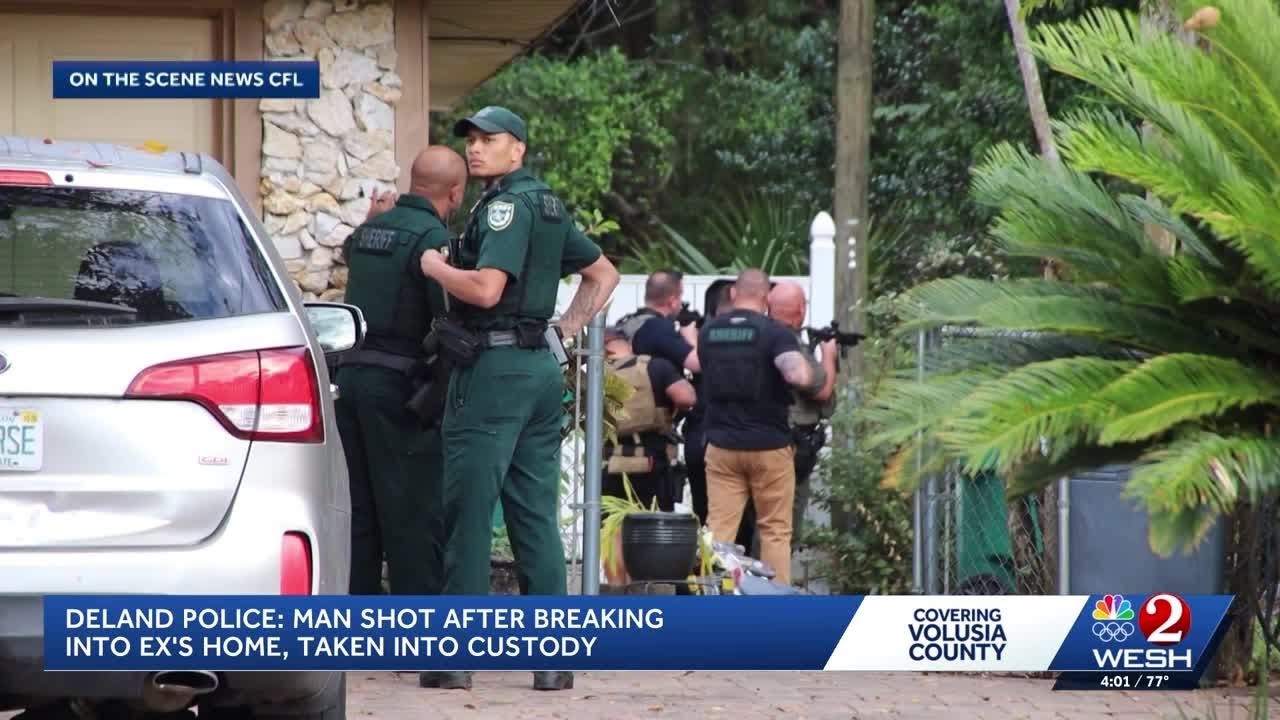 Man accused of stalking is shot after showing up to home with mask and ...