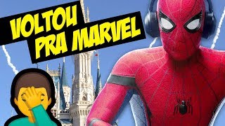 HOMEM-ARANHA DE VOLTA À MARVEL! Sony e Disney amigas forever