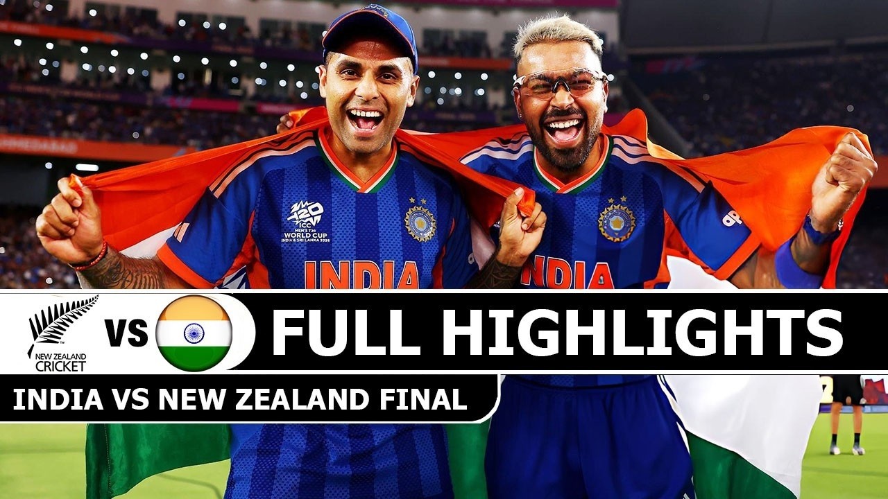 India vs New Zealand Final match highlights,Aaj ka match Kaun Jita,IND vs NZ final highlights