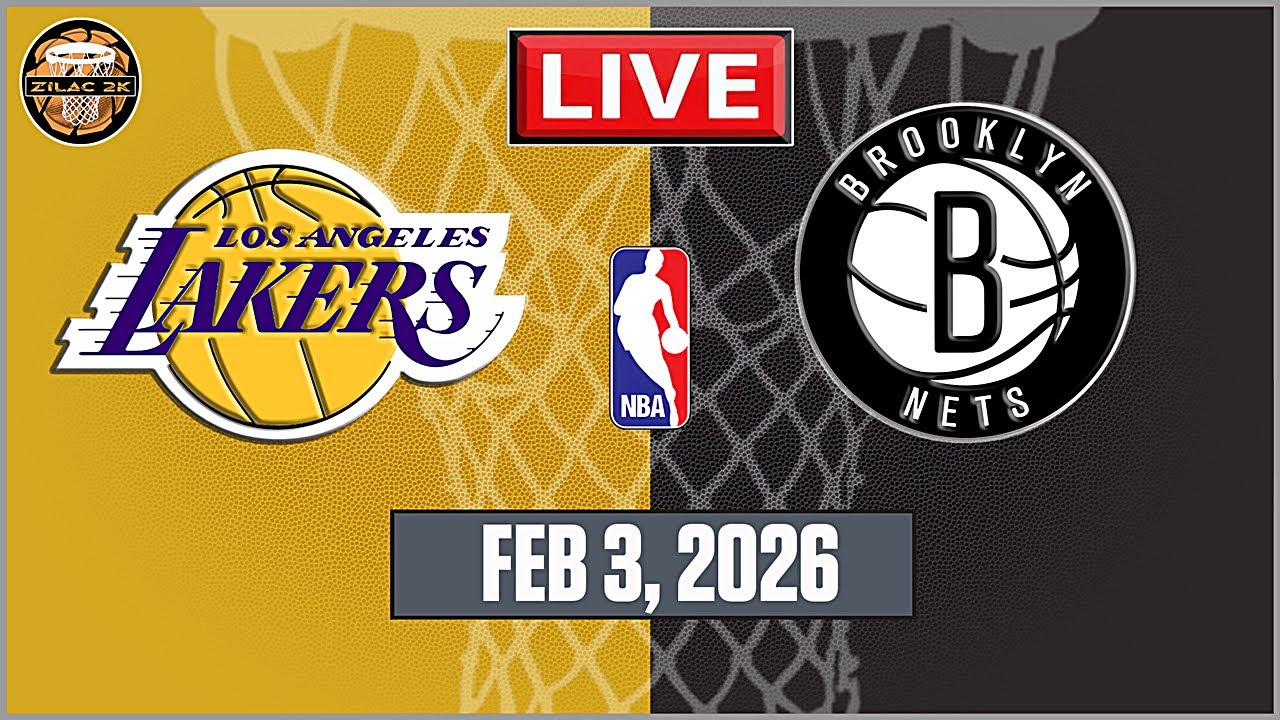 Los Angeles LAKERS Vs Brooklyn NETS NBA Full Game Highlights FEB 3 