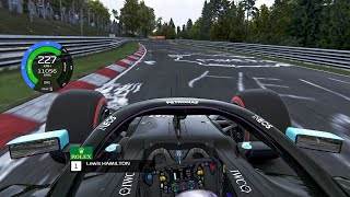 The Mercedes W11 at the Nürburgring Nordschleife is an ABSOLUTE MONSTER! 😍