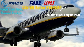 PMDG 737-800 | Shared Cockpit with Real Pilot | Real World RYANAIR Ops | Vatsim ATC | MSFS 2020