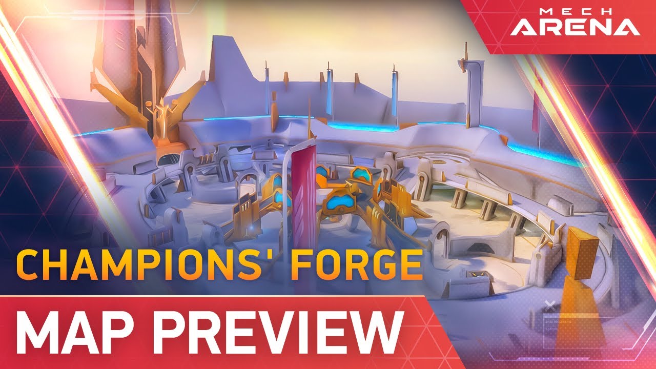 Map preview: Champions’ Forge | CPC | Mech Arena - YouTube