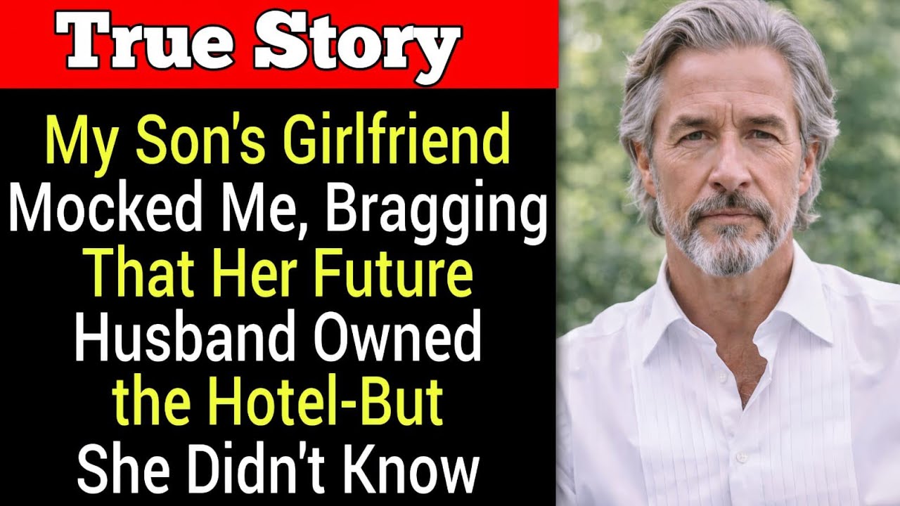 My Son's Girlfriend Mocked Me, Bragging That Her Future Husband Owned the Hotel-But She Didn't Know.
