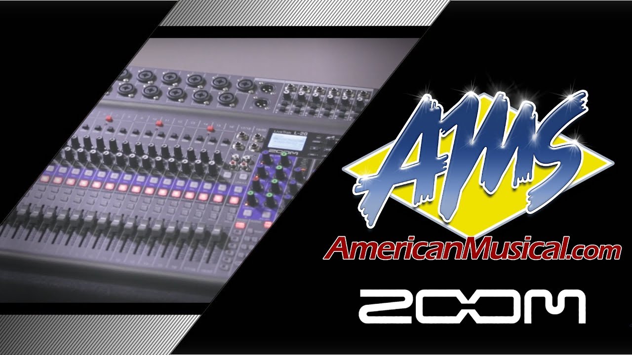 Zoom Livetrack L20 Overview - American Musical Supply - YouTube