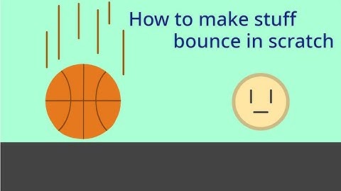 How to make bounce effect in scratch