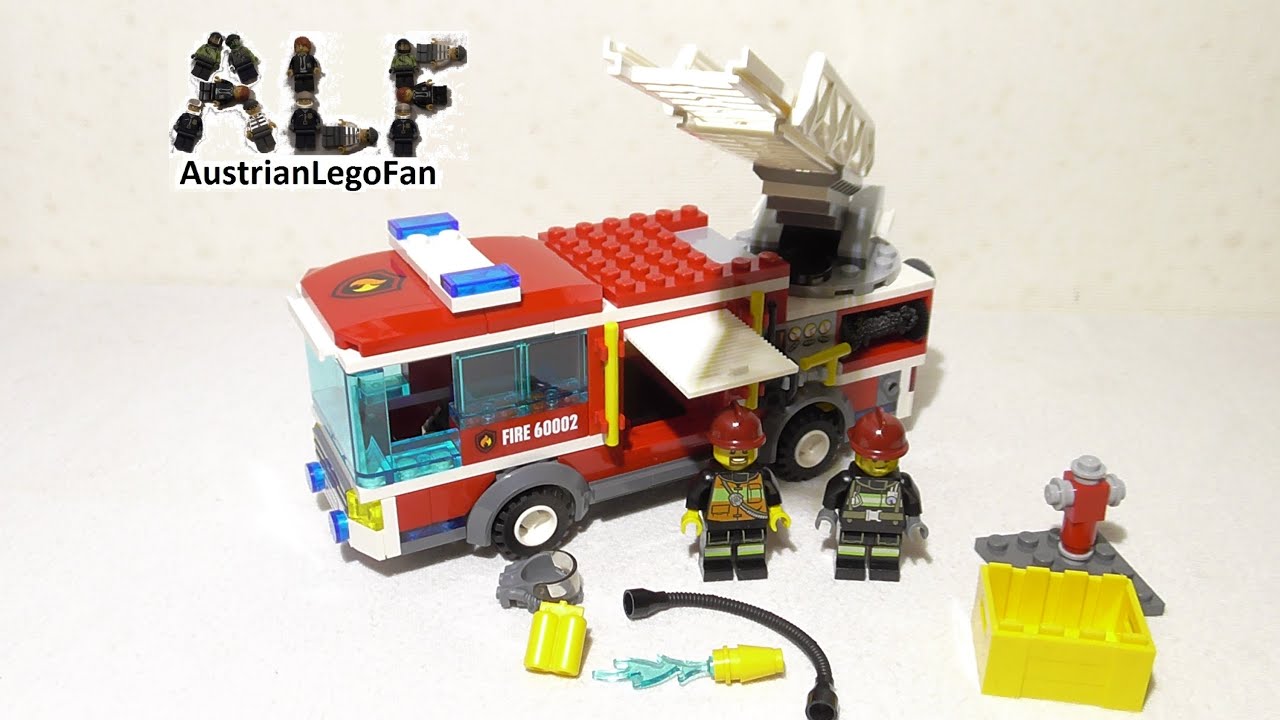 Lego City 60002 Fire - Lego Speed Build Review - YouTube