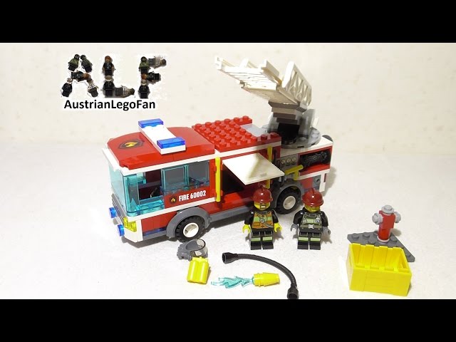 Byen buket Regnfuld Lego City 60002 Fire Truck / Feuerwehrfahrzeug - Lego Speed Build Review -  YouTube