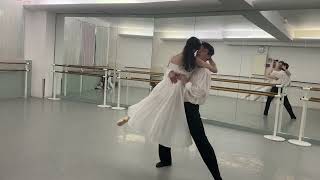 Reviens rehearsal with Florent Operto from Isabelle Stanlowa