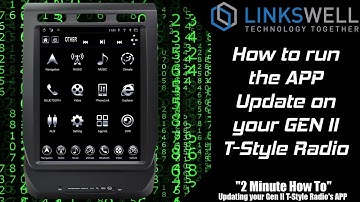 Linkswell Generation II T Style App Update 2 Minute How To Video