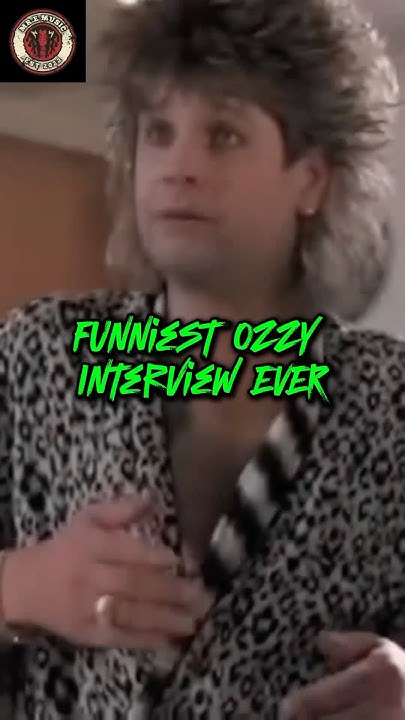 funny ozzy interview