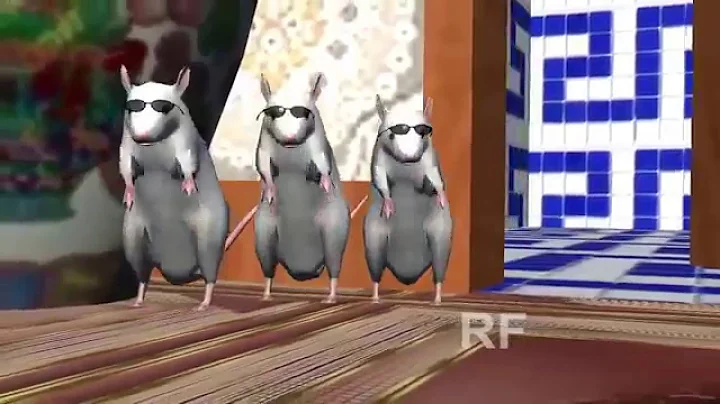 Three Blind Mice Nursery Rhymes For Kids | Latest 3D Animated Nursery Rhymes For Kids