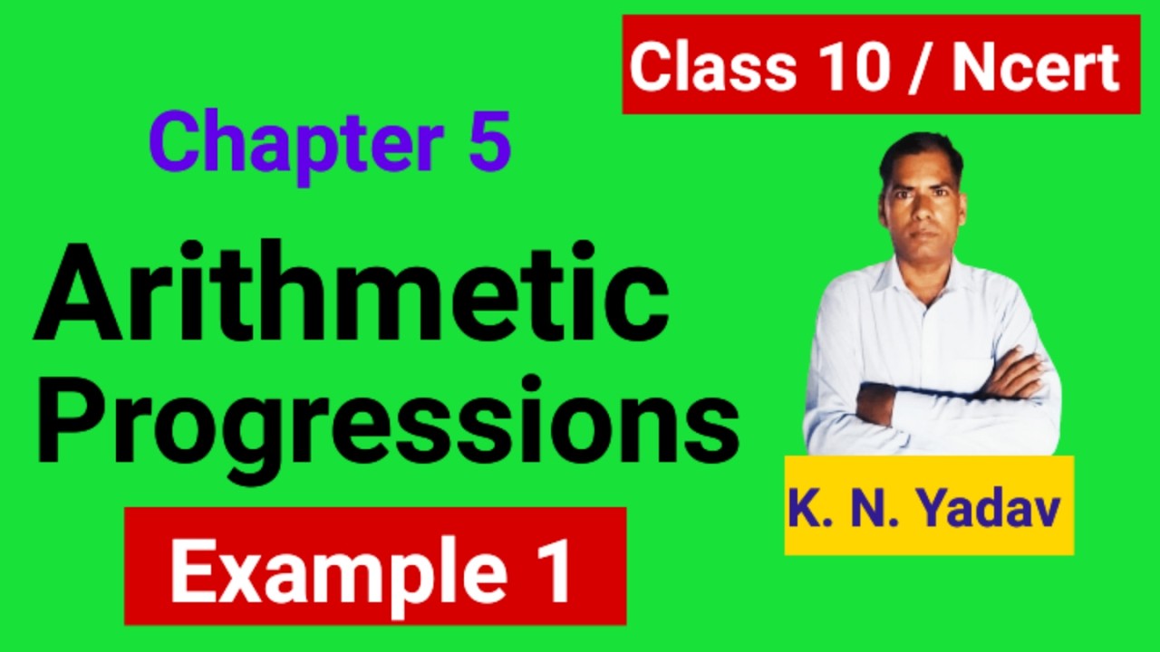 Class 10th Chapter 5 Example 1 | Ncert Math Class 10 Chapter 5 ...