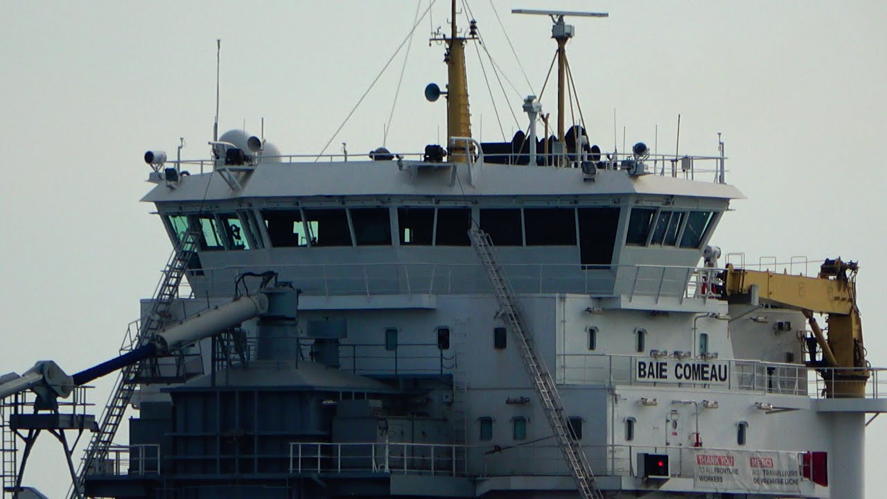 Great Lakes Freighter Baie Comeau YouTube