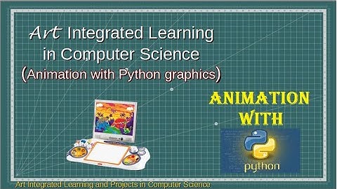 Art Integrated Learning with Computer Science || Animation using Python ||  graphics module|| Part 2