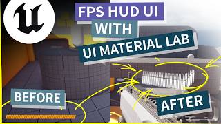 Stop Using Boring Ammo Counters — Material-Driven HUD in Unreal Engine 5