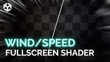 Making a speed Fullscreen Effect Shader in Unity HDRP