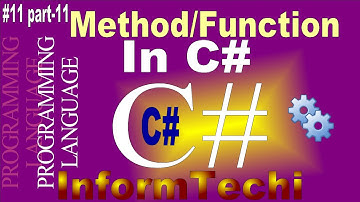 Function in c# | Methods in c# | Function in c# in hindi | c# Tutorial