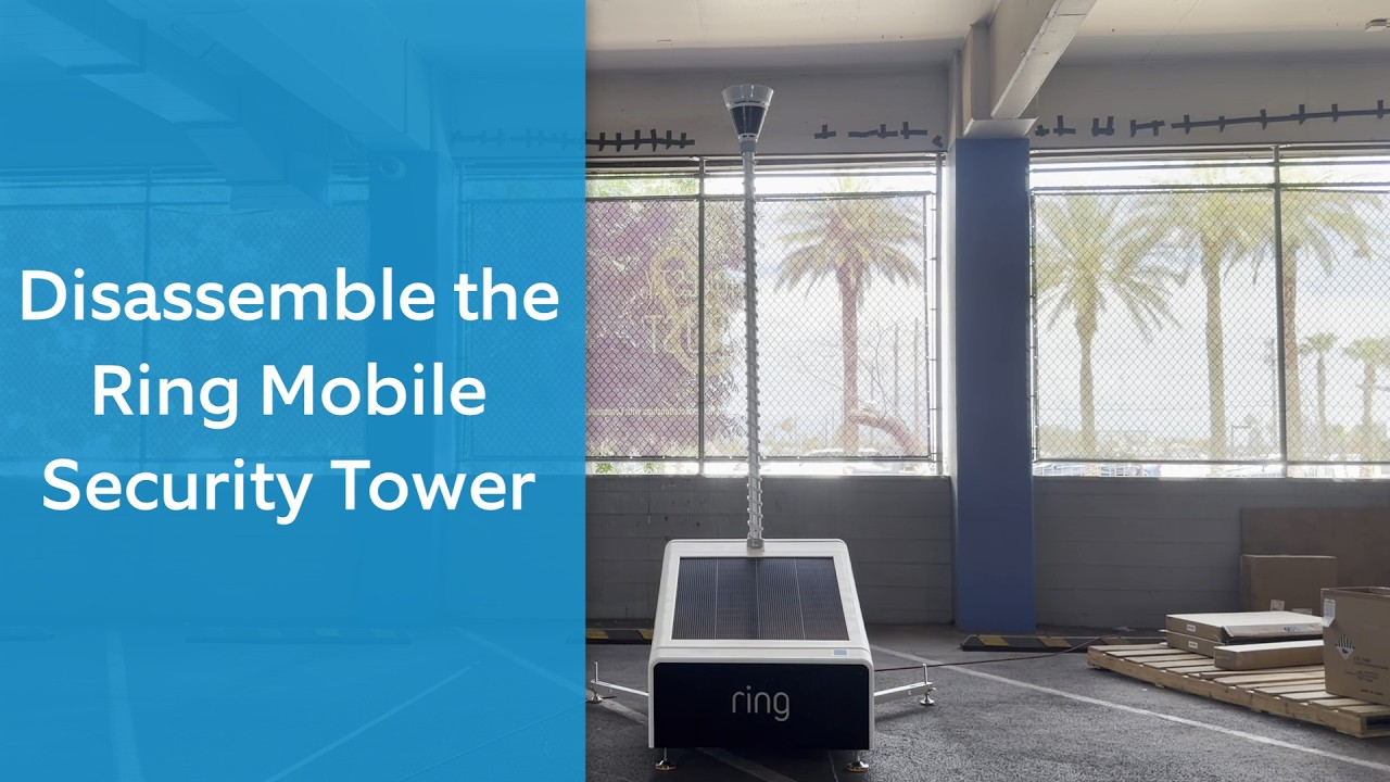 How to Disassemble the Ring Mobile Security Tower | Step-by-Step Guide
