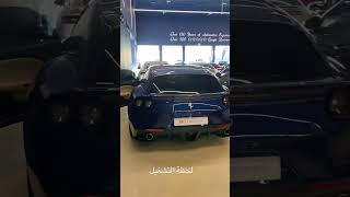 فيراري جي تي سي فور لوسو - عادم نوفيتك 🔥😈 #دبي #سوبركار #dzero
