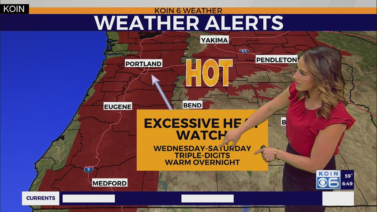 Weather forecast: Excessive Heat Watch for Portland late week - YouTube
