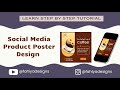 Coffee Poster Design Tutorial | Canva Poster Design | Step-by-Step Guide