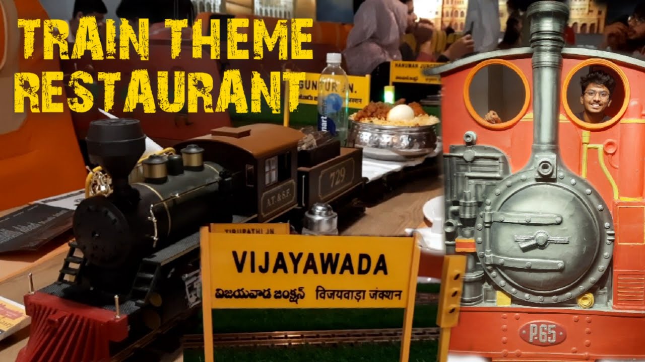 Train Themed Restaurant in Vijayawada ! Platform 65 Food Vlog 13