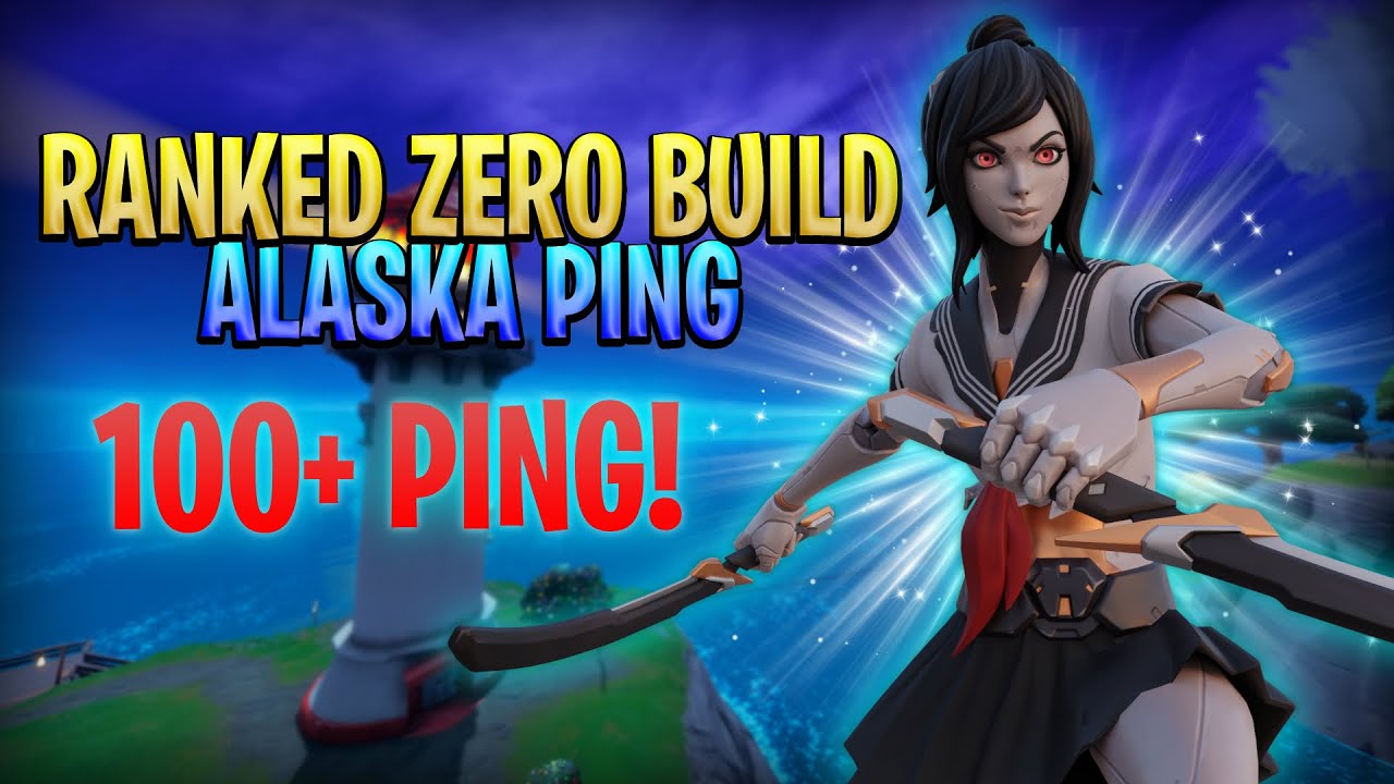 Fortnite Ranked Zero Build w/ High Ping (Keyboard ASMR)