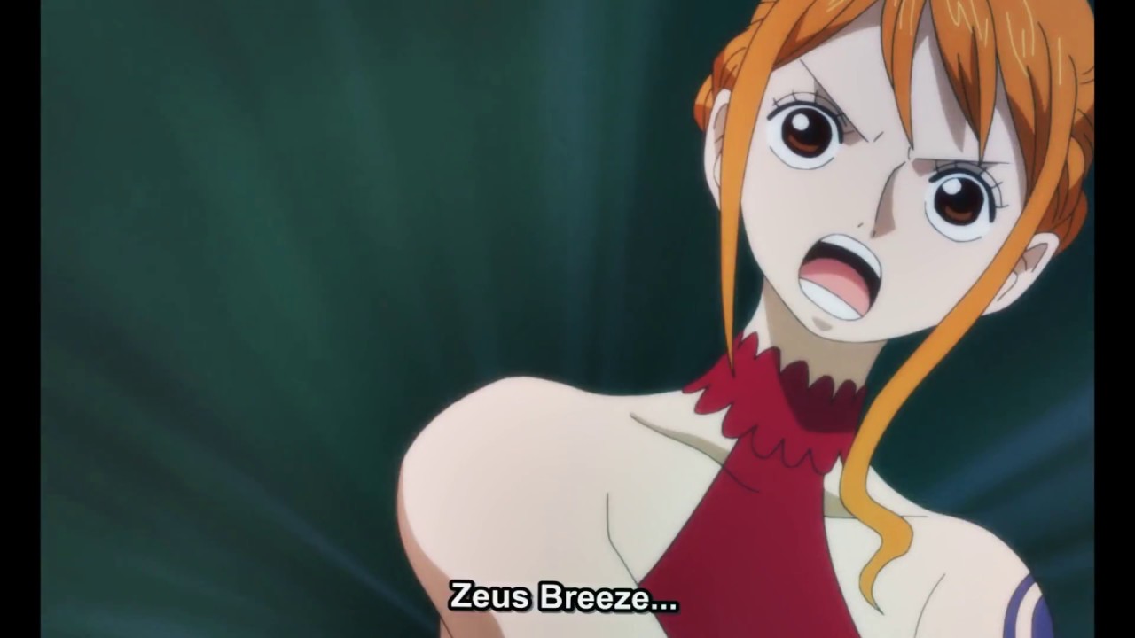 One Piece Nami Thunderbolt Zeus Tempo Youtube