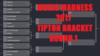 MUSIC MADNESS 2017 - TIPTON BRACKET Round 1