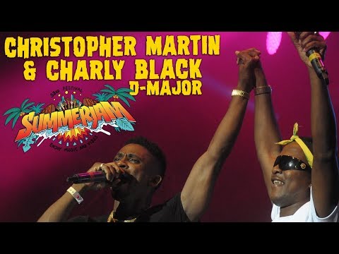 Christopher Martin with Charly Black &  D-Major @ SummerJam 2018