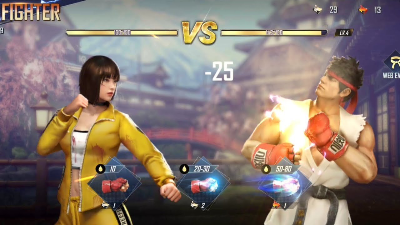 Kelly Vs Ryu Final Fight 😱🔥| Street Fighter V x Free Fire 🇮🇳❤️