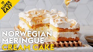 Norwegian Meringue Cream Cake Aka Scandi Pavlova Cake Delicious. Australia